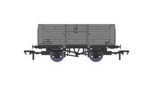 Rapido Trains UK 940027 - 8 Plank Wagon - BR Grey - OO Gauge