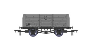 Rapido Trains UK 940030 - 8 Plank Wagon - BR Grey - OO Gauge
