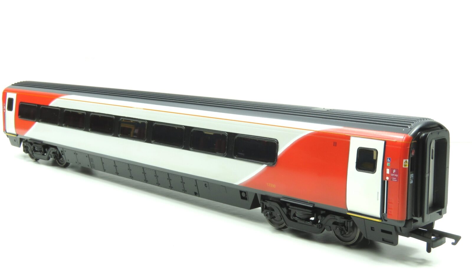 Hornby R40155 LNER, 12330 Mk4 Standard (Accessible Toilet), Coach F OO Gauge