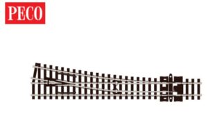 Peco SL-U395F Unifrog Turnout, Medium Radius, Right Hand N Gauge