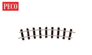 Peco ST-403 Standard Curve, 1st Radius OO-9 Gauge Code 80 Pack of 8