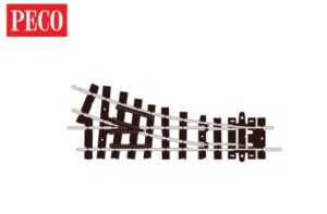 Peco ST-405 Setrack Turnout, Right Hand OO-9 Gauge Code 80