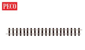 Peco ST-411 Double Straight OO-9 Gauge Code 80 Pack of 4