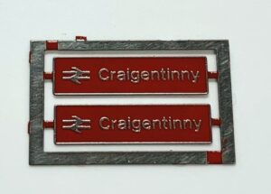 43300 'Craigentinny' with Double Arrows etched nameplates OO Gauge