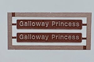 47515 Naight Mail etched Nameplates - OO Gauge