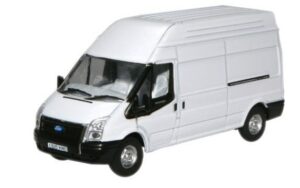 OXFORD DIECAST 76FT006 FORD TRANSIT MKV LWB HIGH WHITE OO Gauge