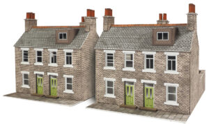 Metcalfe PN104 N Scale Terrace Houses in Stone - 2021 DESIGN