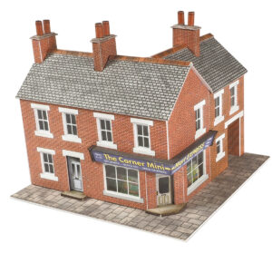 Metcalfe PN116 N Scale Corner Shop & Pub in Red Brick - 2021 DESIGN