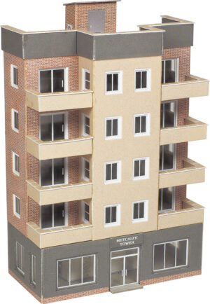 Metcalfe PN960 N SCALE LOW RELIEF TOWER BLOCK