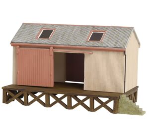 Bachmann Scenecraft 44-006 Corrugated Goods Shed OO Gauge