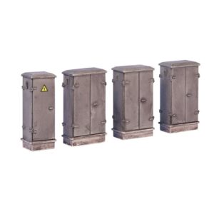 Bachmann Scenecraft 47-560 Lineside Cabinets (x4) O Gauge