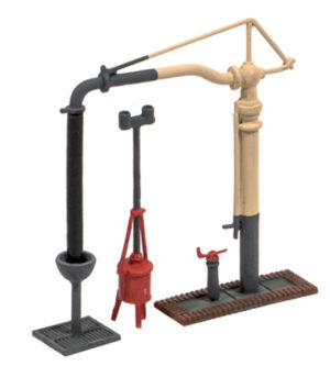Peco - Ratio 212 Water Crane & Fire Devil - N Gauge