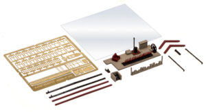 Peco - Ratio 224 Signal Box Interior (inc. Window frames) Etched Brass - N Gauge