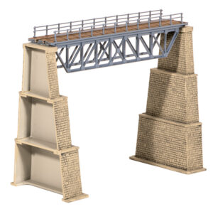 Peco - Ratio 240 Steel Truss Bridge, with Stone Piers - N Gauge