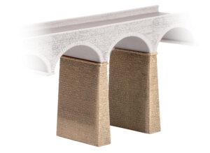 Peco - Ratio 254 Two Stone Piers - N Gauge