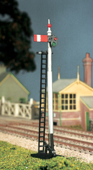 Peco - Ratio 467 GWR Round Post (2 single post signals) - OO Gauge