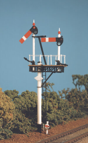 Peco - Ratio 468 GWR Round Post (1 set Brackets/jcn.Signals) - OO Gauge
