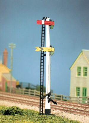 Peco - Ratio 477 LNWR Square Post (4 signals inc. Jcn/brackets) - OO Gauge