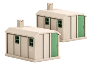 Peco - Ratio 518 Concrete Lineside Huts (2) - OO Gauge