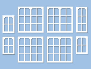 Peco - Ratio 539 Midland Signal Box Window Mouldings - OO Gauge