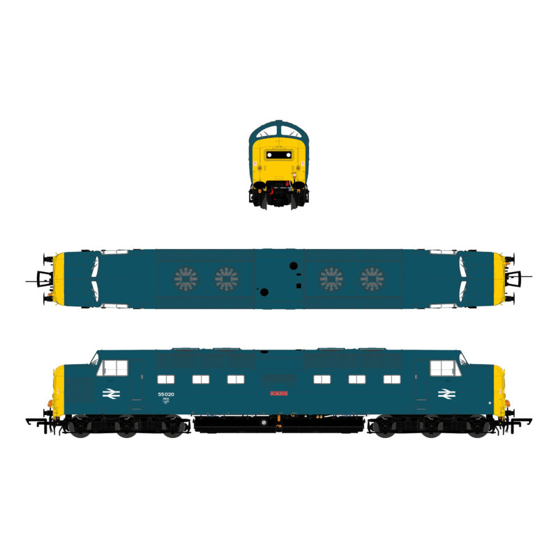 Accurascale ACC2789, Class 55, DELTIC, 55020 BR BLUE LIVERY DCC READY ...