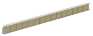 Peco - NB-27 Platform edging, concrete type