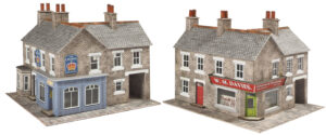 Metcalfe PN117 N Scale Corner Shop & Pub in Stone - 2021 DESIGN