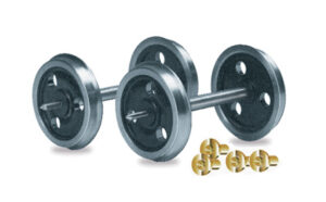 Peco - Parkside PS627 - 3 Hole Disc Wheels & Bearings - O Gauge