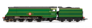 Hornby R3860 BR, Merchant Navy Class, 4-6-2, 35012 'United States Lines' - Era 4 - OO Gauge