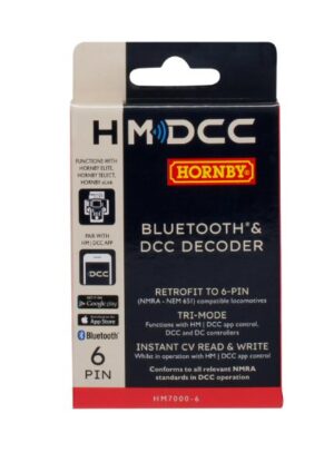 Hornby R7321 HM7000-6: Bluetooth & DCC Decoder (6-pin)
