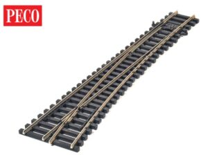 Peco SL-U1296 TT:120 C55 Turnout, Medium Radius, Left Hand, Unifrog TT:120 - Code 55