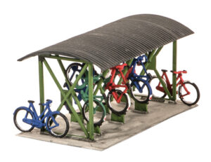 Peco - Wills SS23 Bicycle shed & Bicycles - OO Gauge