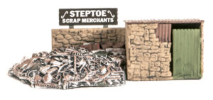 Peco - Wills SS40 Scrapyard, Small Stone Built & Scrap Pile - OO Gauge