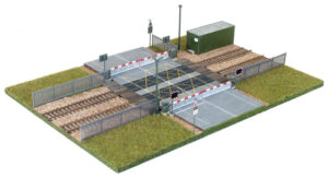 Peco - Wills SSM318 Modern Level Crossing - OO Gauge