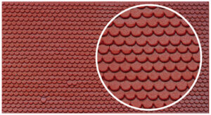 Peco - Wills SSMP207 Rounded Tiles - OO Gauge