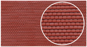 Peco - Wills SSMP211 Plain Tiles - OO Gauge