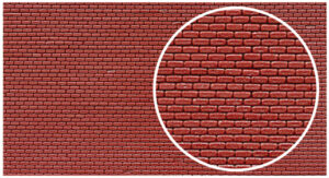 Peco - Wills SSMP212 Brickwork, Plain Bond - OO Gauge