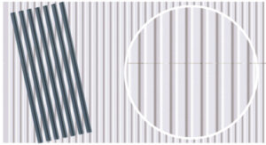 Peco - Wills SSMP225 Box Profile Corrugated Steel - OO Gauge