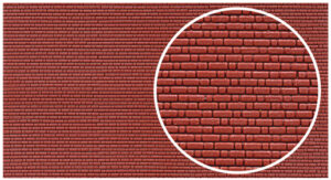 Peco - Wills SSMP226 Brickwork, Flemish Bond - OO Gauge