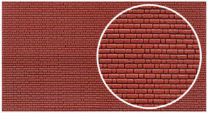 Peco - Wills SSMP227 Brickwork, English Bond - OO Gauge