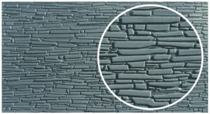 Peco - Wills SSMP232 Slate Wall - OO Gauge