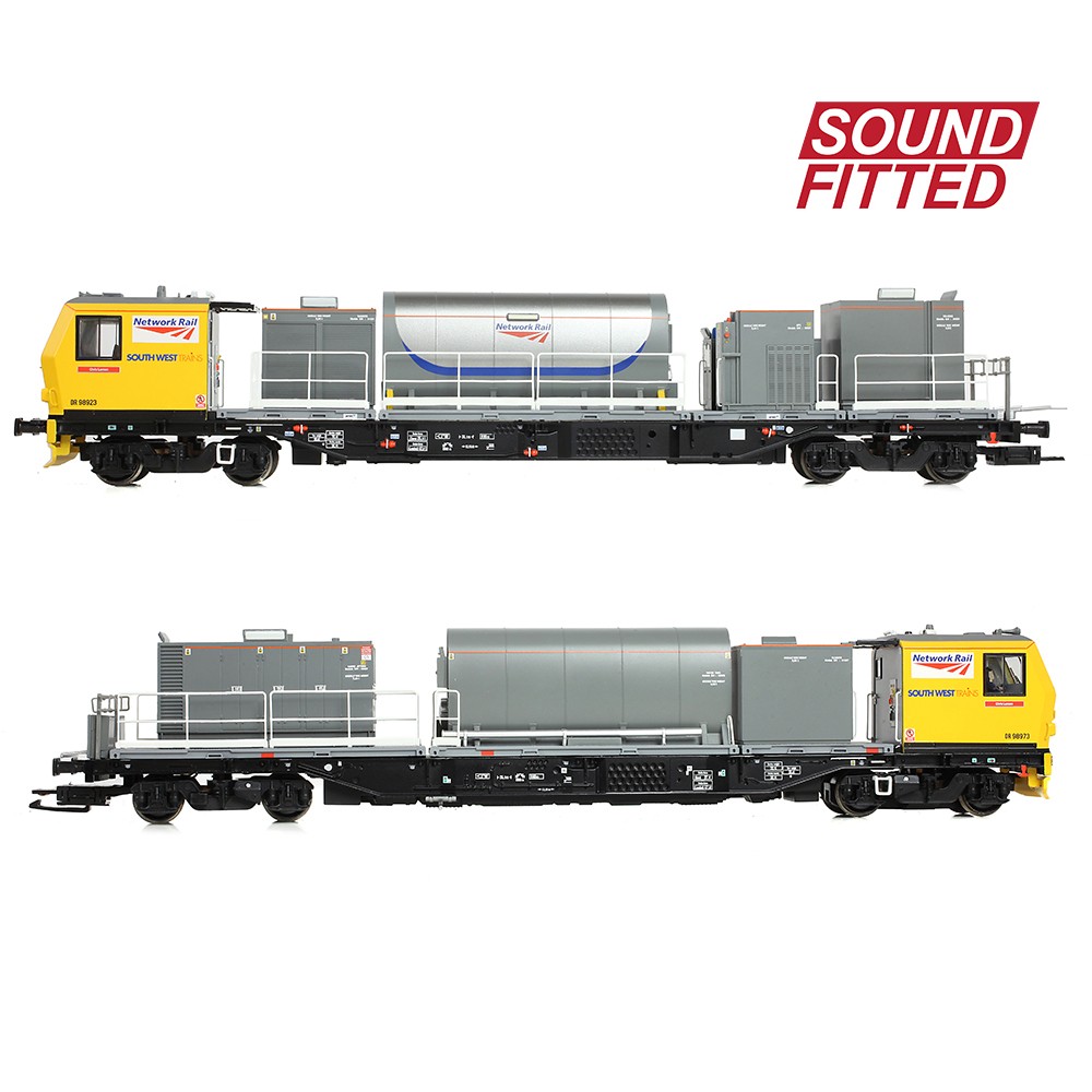 Bachmann 31-578SF Windhoff MPV 2-Car Set Network Rail Yellow OO Gauge