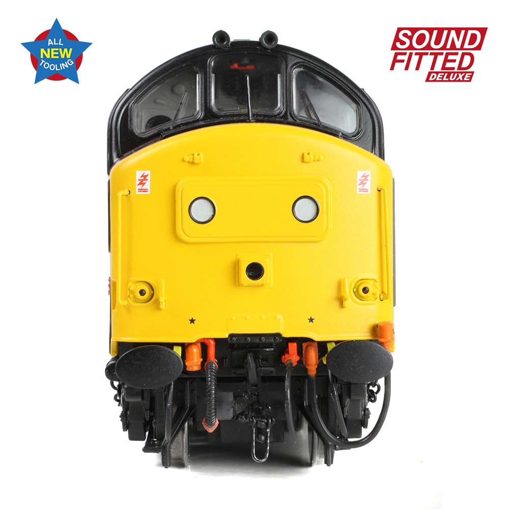 Bachmann 35-308SFX Class 37/0 Centre Headcode 37201 'St. Margaret' BR Eng. Grey & Yellow OO Gauge