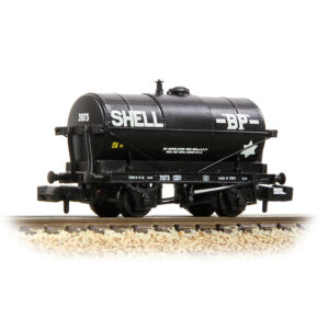 Graham Farish 373-660 14T Tank Wagon 'Shell/BP' Black N Gauge
