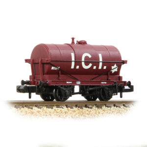 Graham Farish 373-682B 14T Tank Wagon 'ICI' Maroon N Gauge