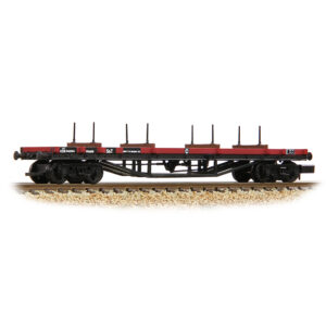Graham Farish 373-925C 30T 'Prawn' Bogie Bolster BR Gulf Red [WL] N Gauge