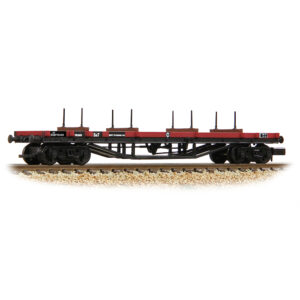 Graham Farish 373-925D 30T 'Prawn' Bogie Bolster BR Gulf Red [WL] N Gauge