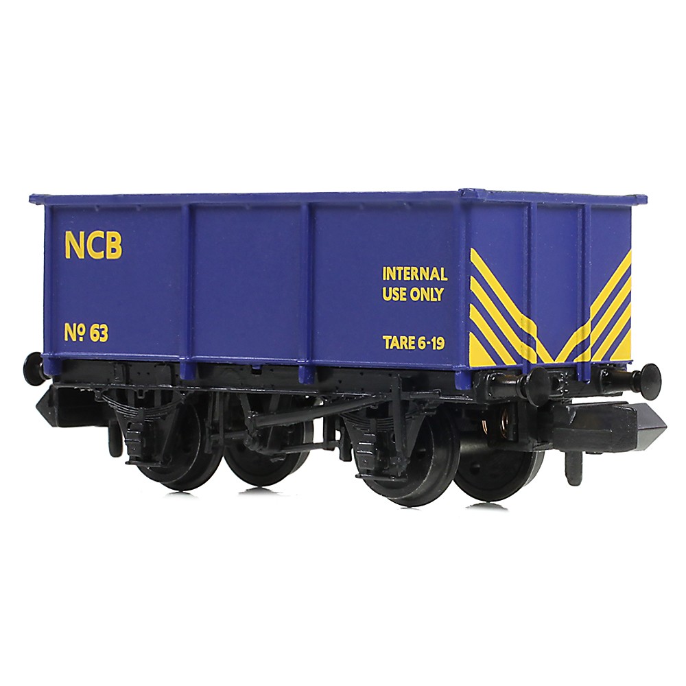 Graham Farish 377-282 BR 27T Steel Tippler Wagon NCB Blue N Gauge