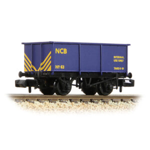 Graham Farish 377-282 BR 27T Steel Tippler Wagon NCB Blue N Gauge