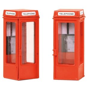 Bachmann 44-0503 K8 Phone Boxes (x2) OO Gauge